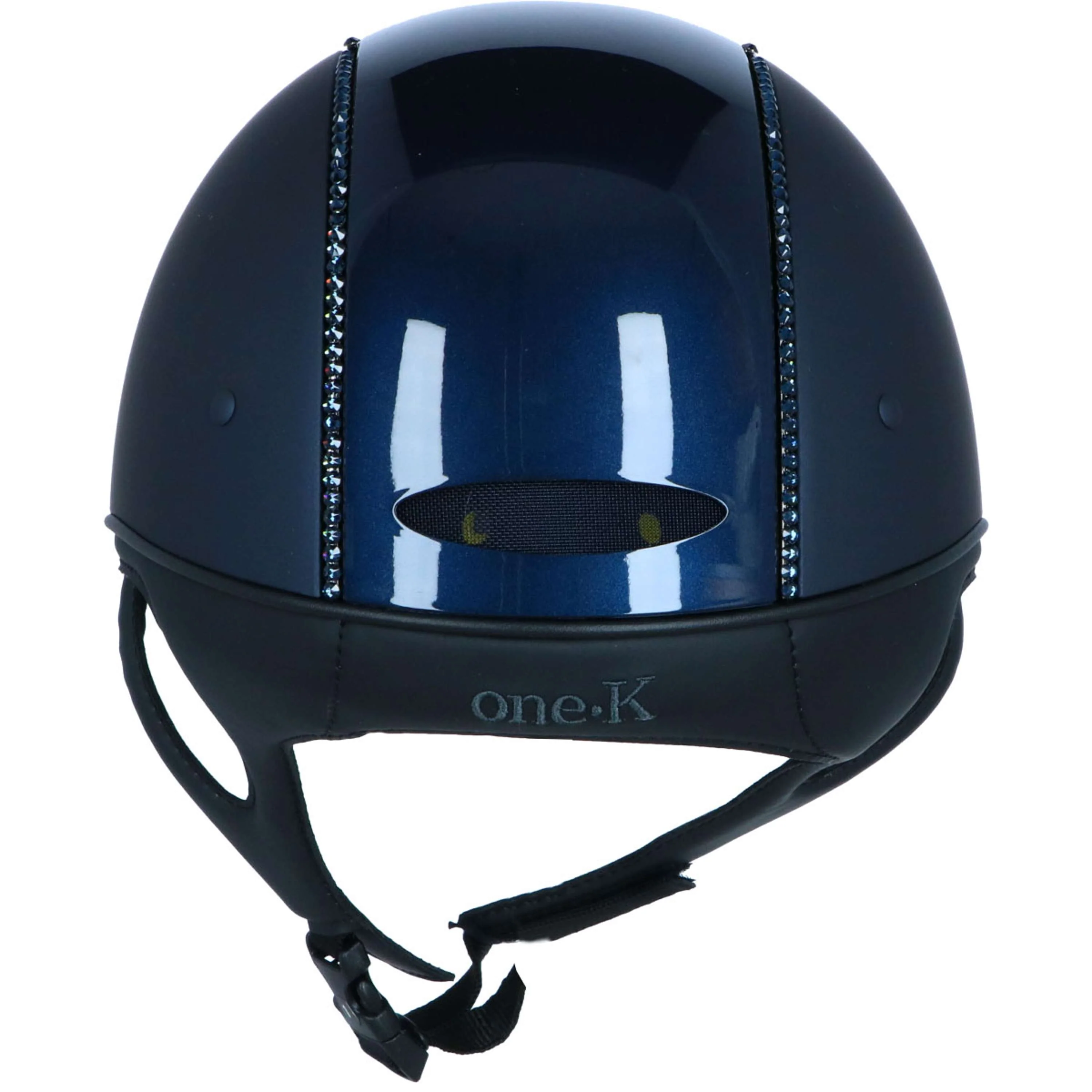 OneK Reithelm Mips Defender Matt Glossy Top Swarovski Navy - Image 4