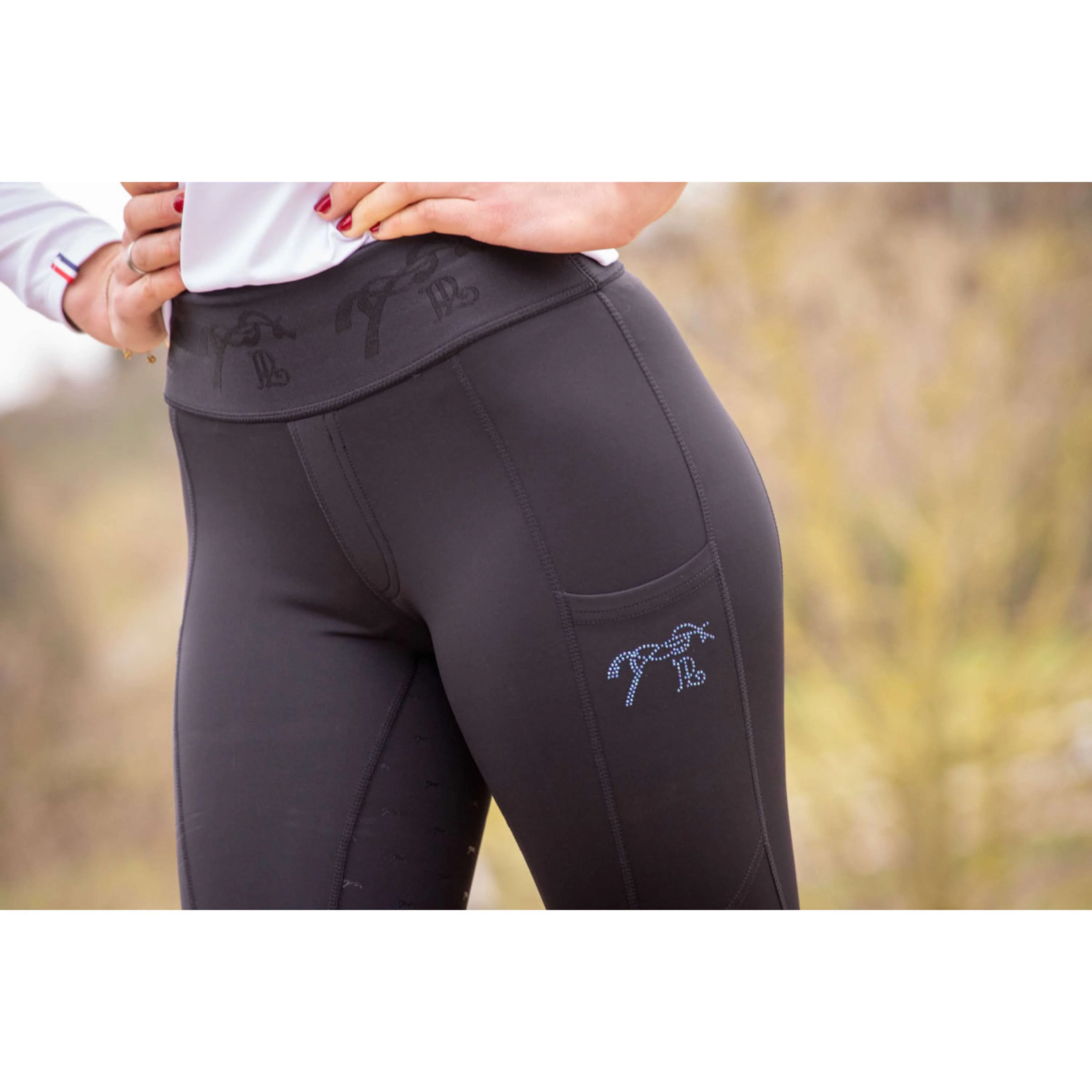 Pénélope Reitleggings Delphe Full Grip Schwarz - Image 3