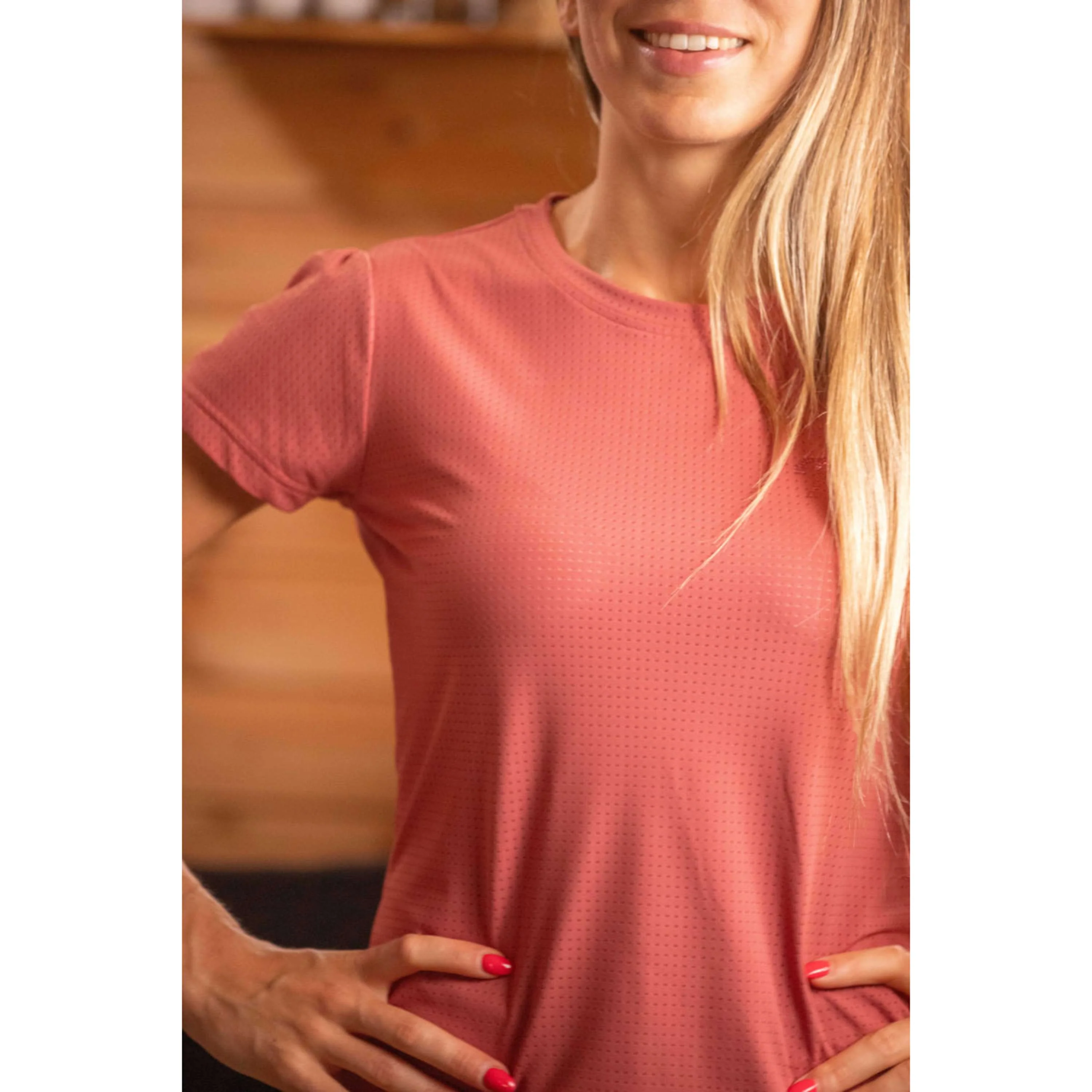 Pénélope T-Shirt Techflo Terracotta - Image 4