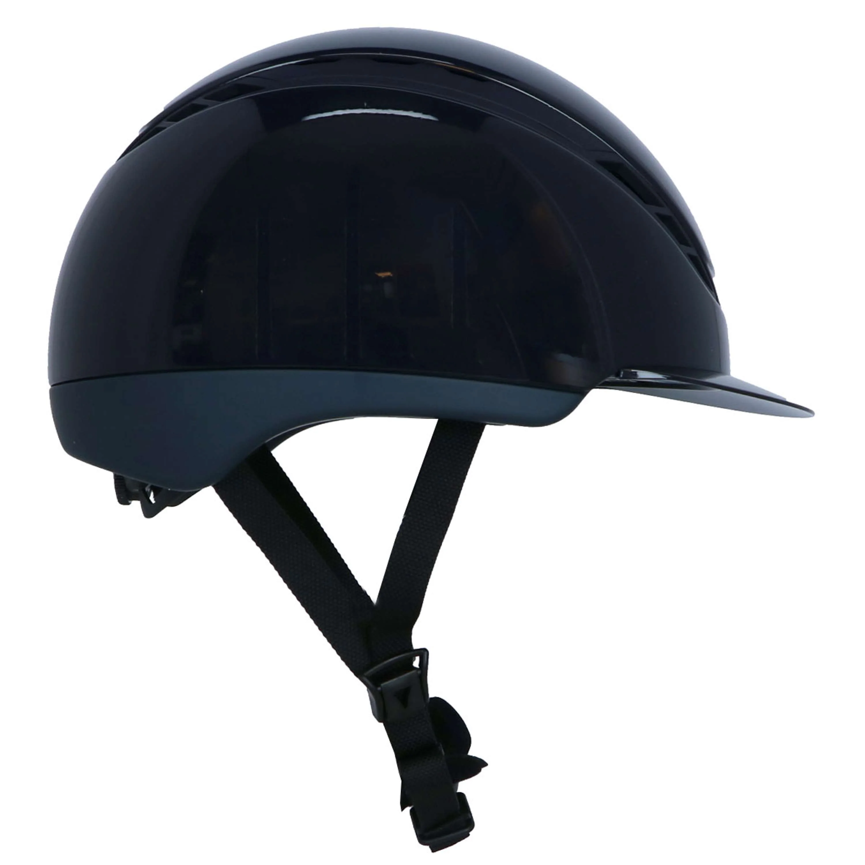 Pikeur X Abus Reithelm AirDuo Shiny Midnight Blue - Image 5