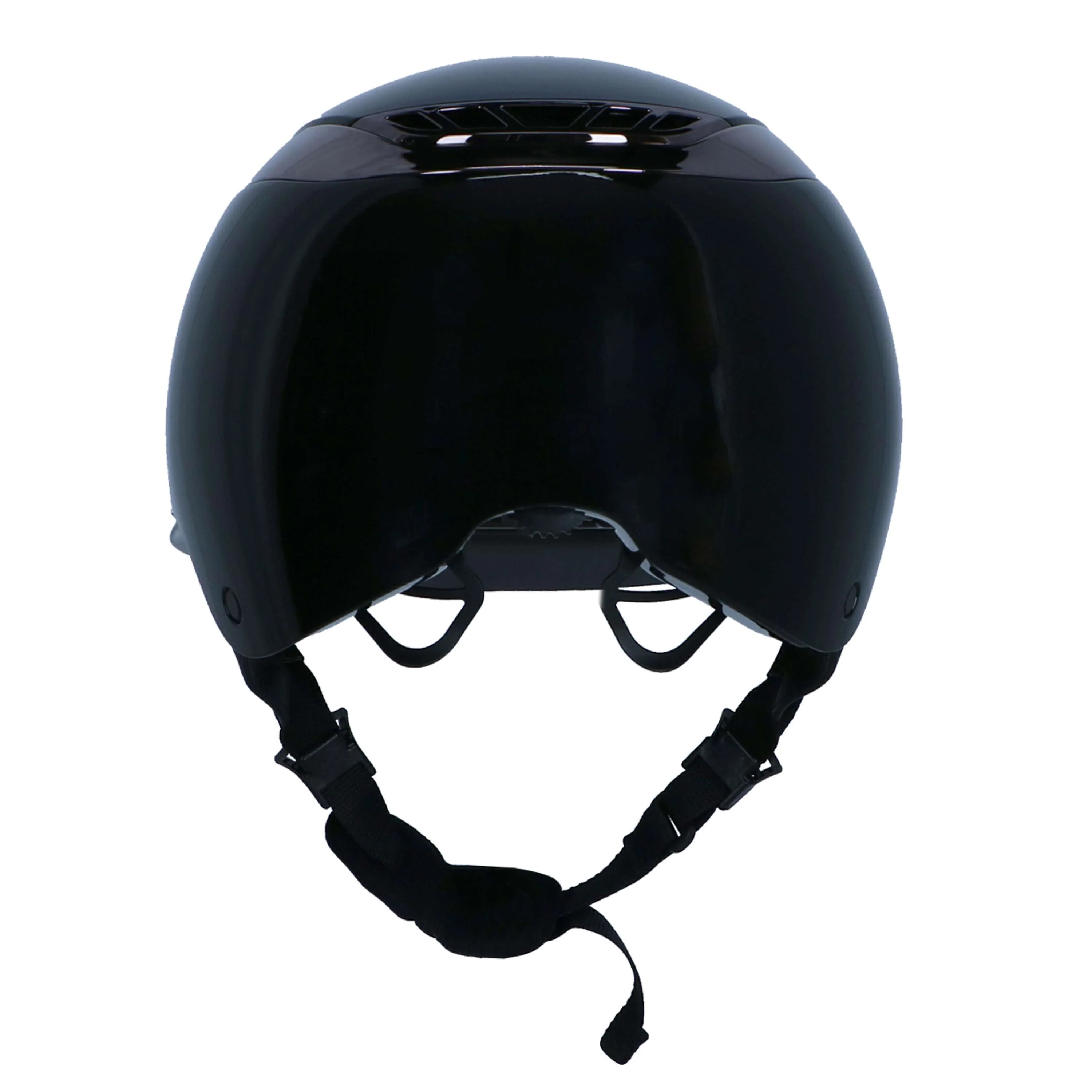 Pikeur X Abus Reithelm AirLuxe CHROME L.V. Shiny Black - Image 4