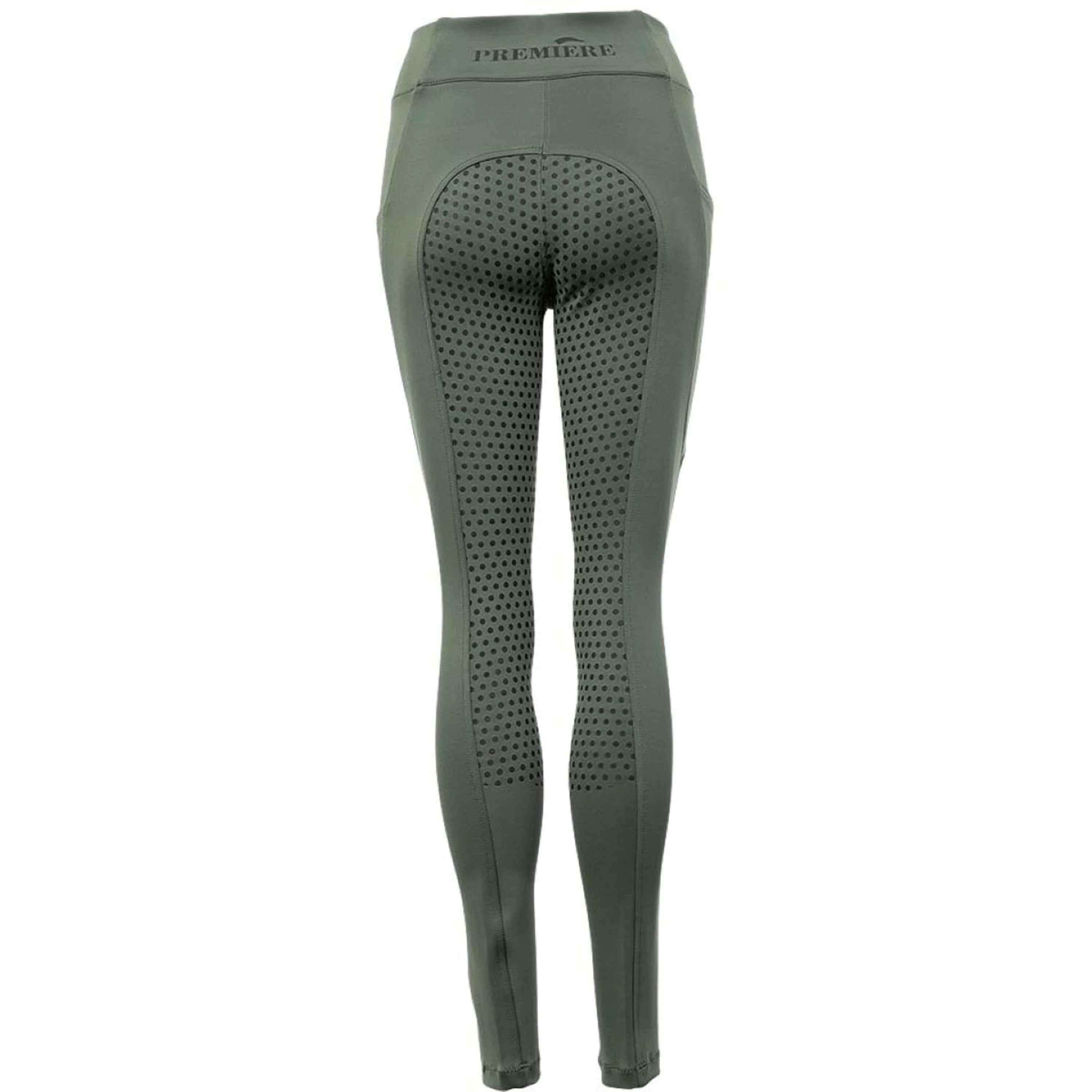 Premiere Reitleggings Bitterroot Silikon Besatz Sattes grün - Image 2