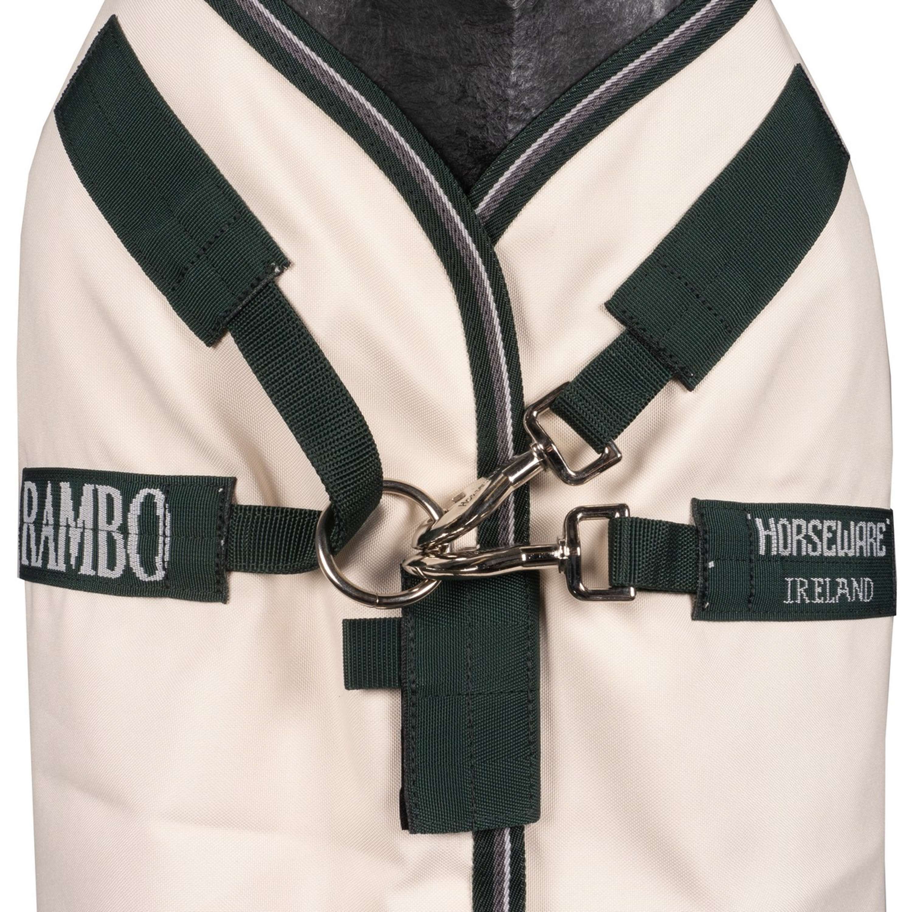 Rambo Hoody Pony Kreide/Huntergrün/Silber - Image 7
