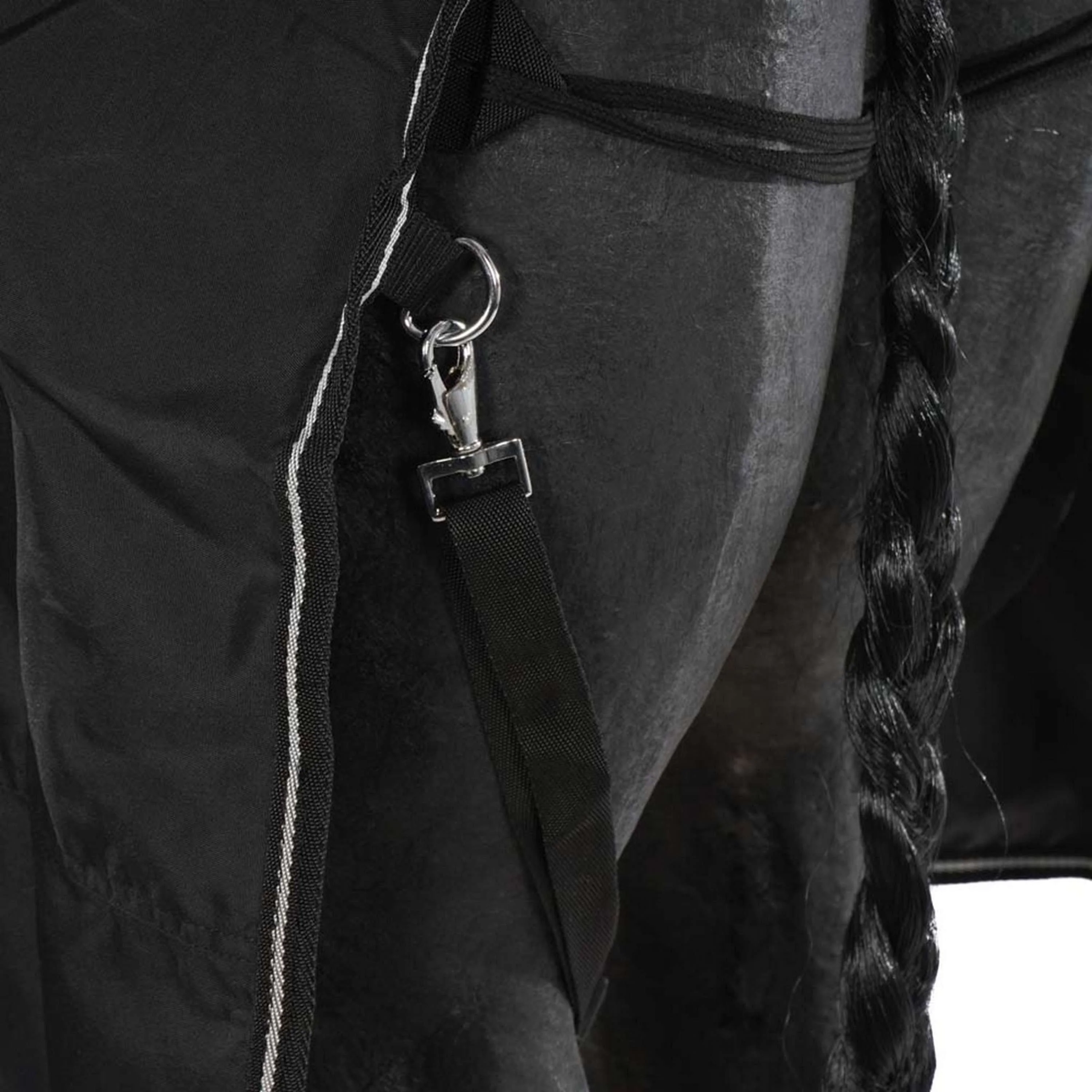 Riding World Regendecke Oxford 300D 0g Schwarz - Image 9