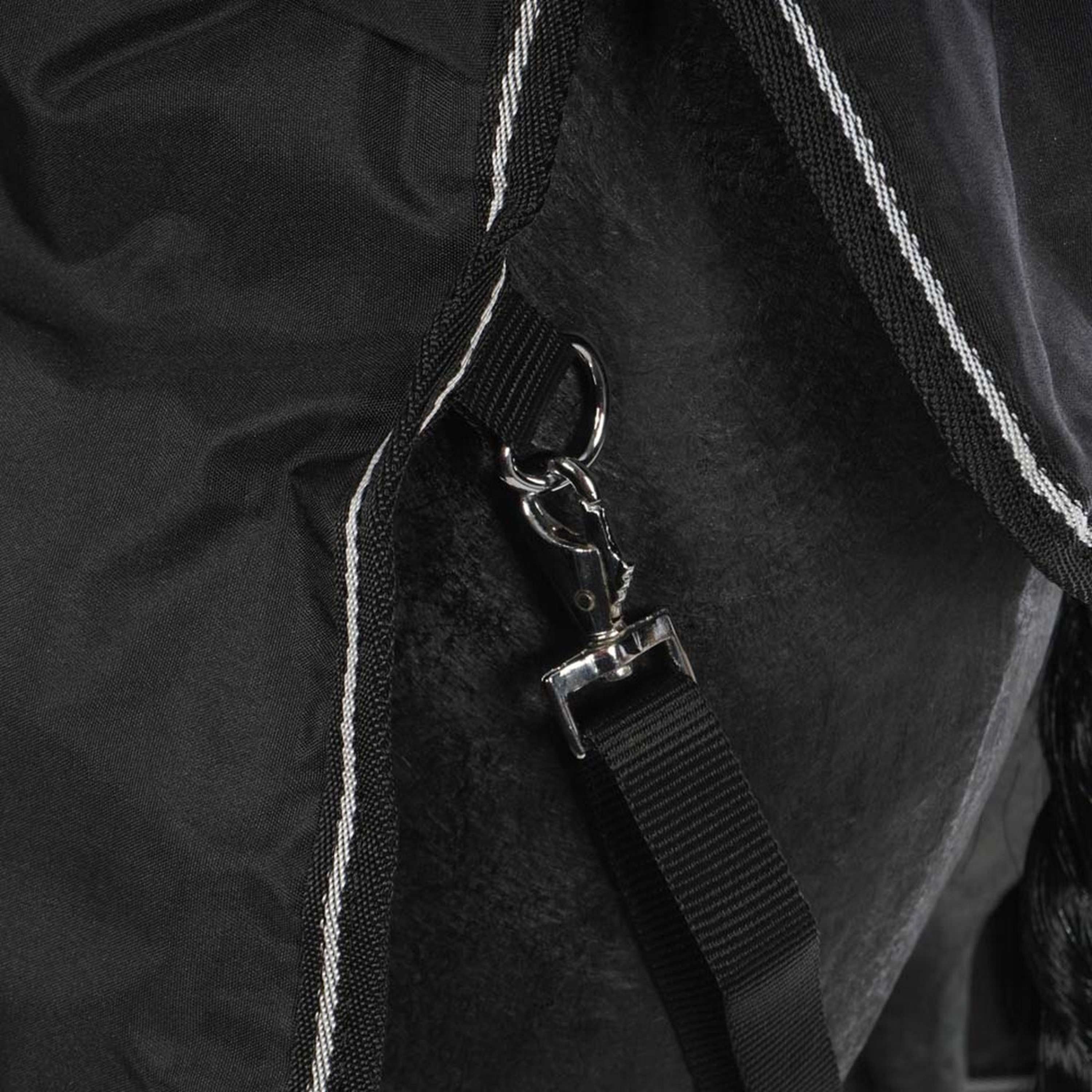 Riding World Regendecke Oxford 300D Fleece Fütterung 0g Schwarz - Image 8