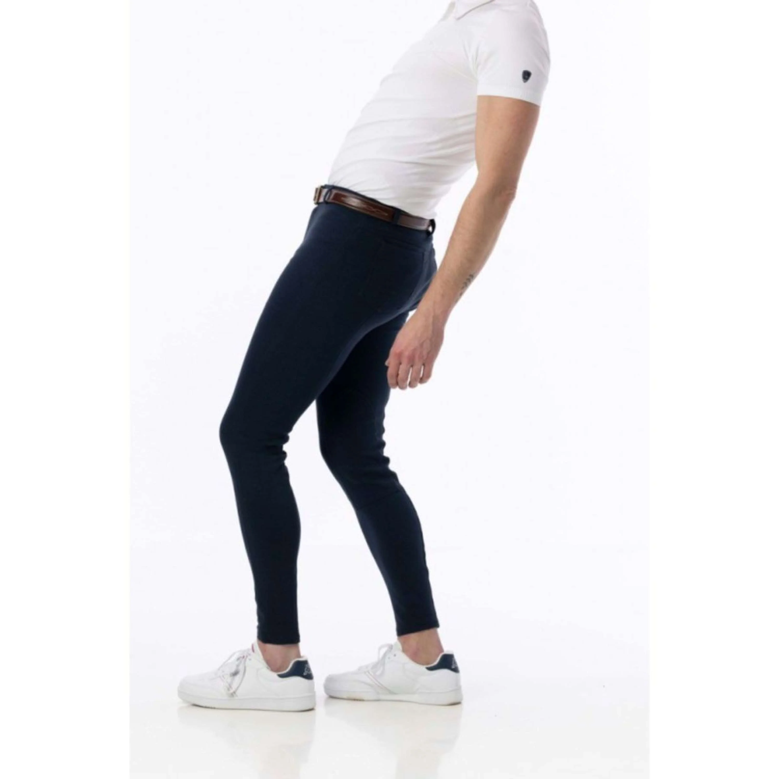 Riding World Reithose Memphis Herren Navy - Image 3