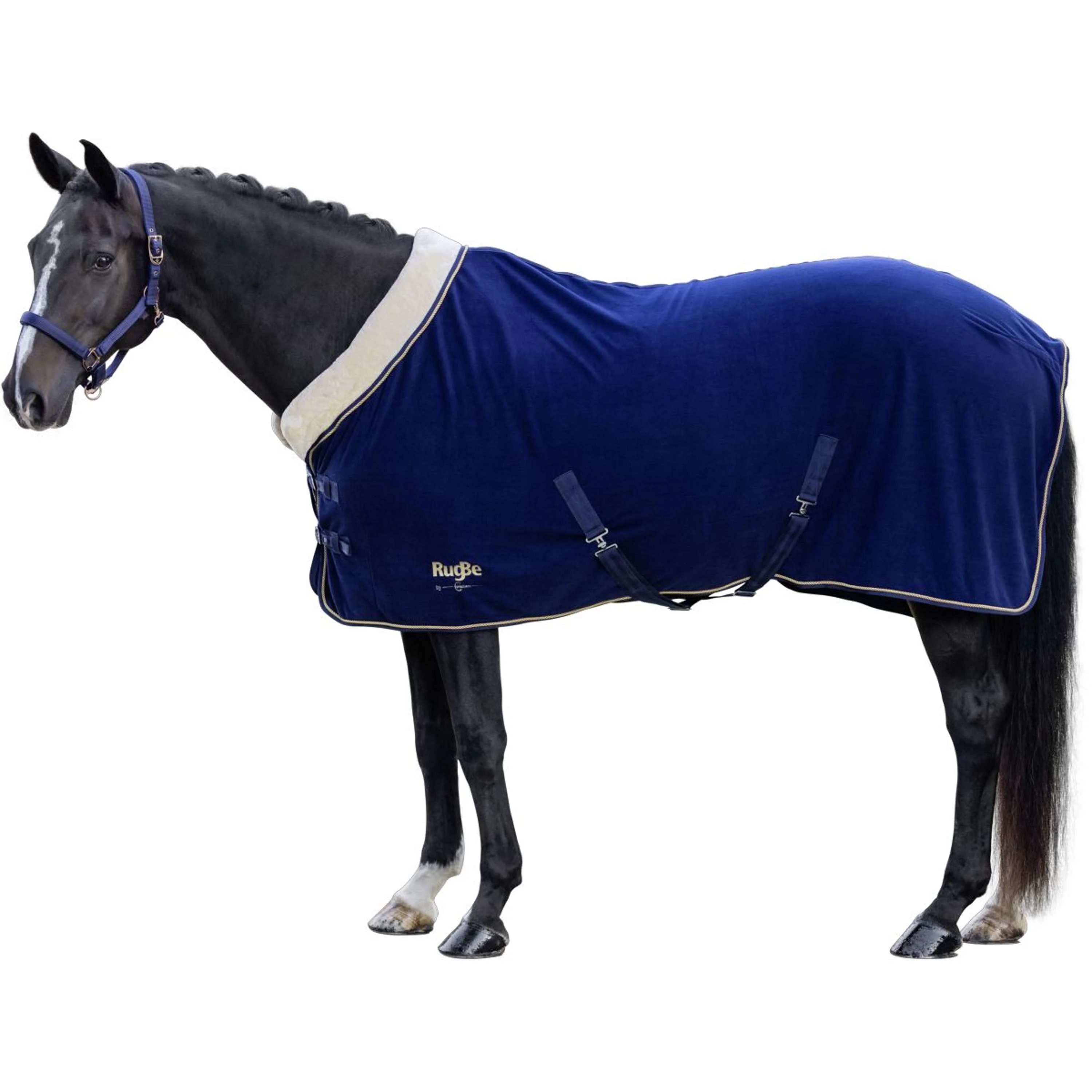 RugBe by Covalliero Fleecedecke Royal Navy - Image 2
