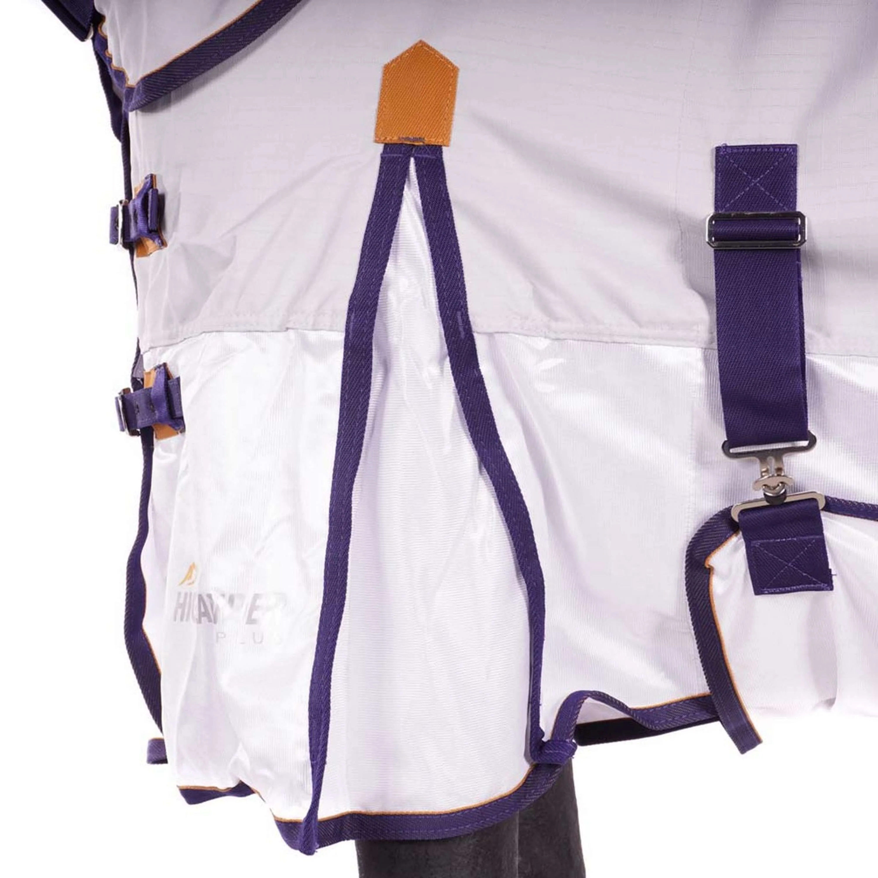 Shires Fliegendecke Highlander plus Sun Shade Combo Grau - Image 6