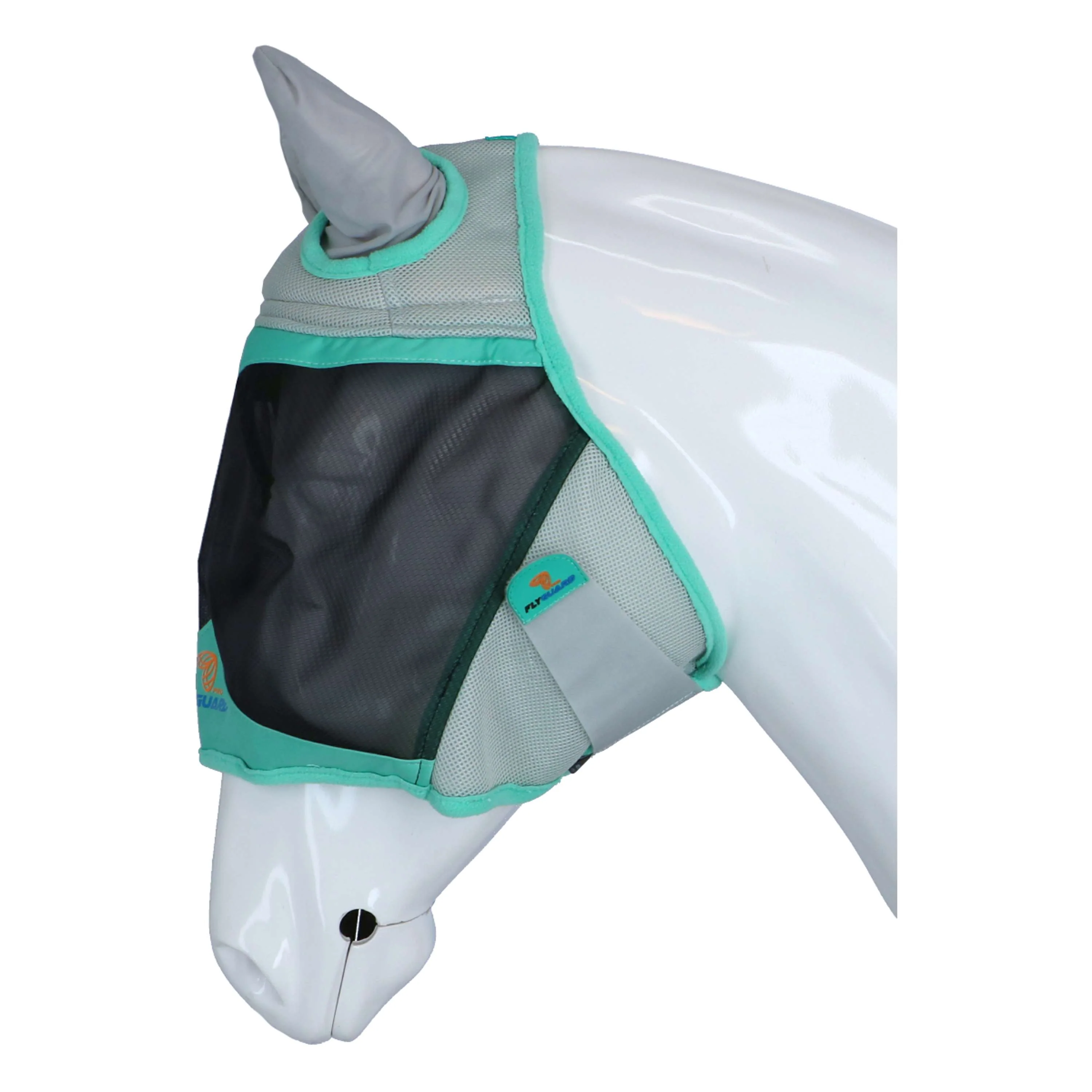 Shires Fliegenmaske Air Motion mit Ohren Aqua - Image 3