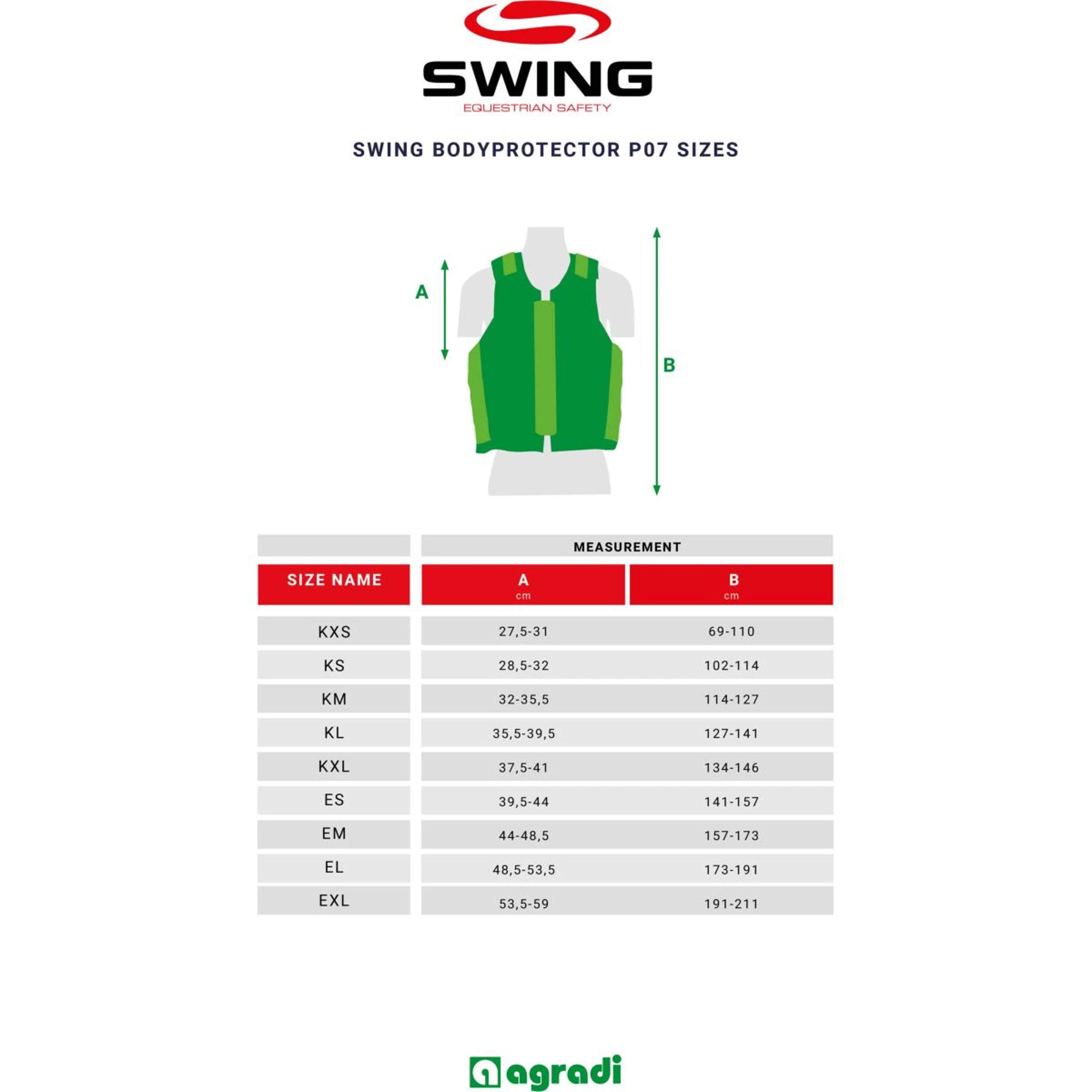 Swing Rückenprotector P07 Schwarz - Image 8