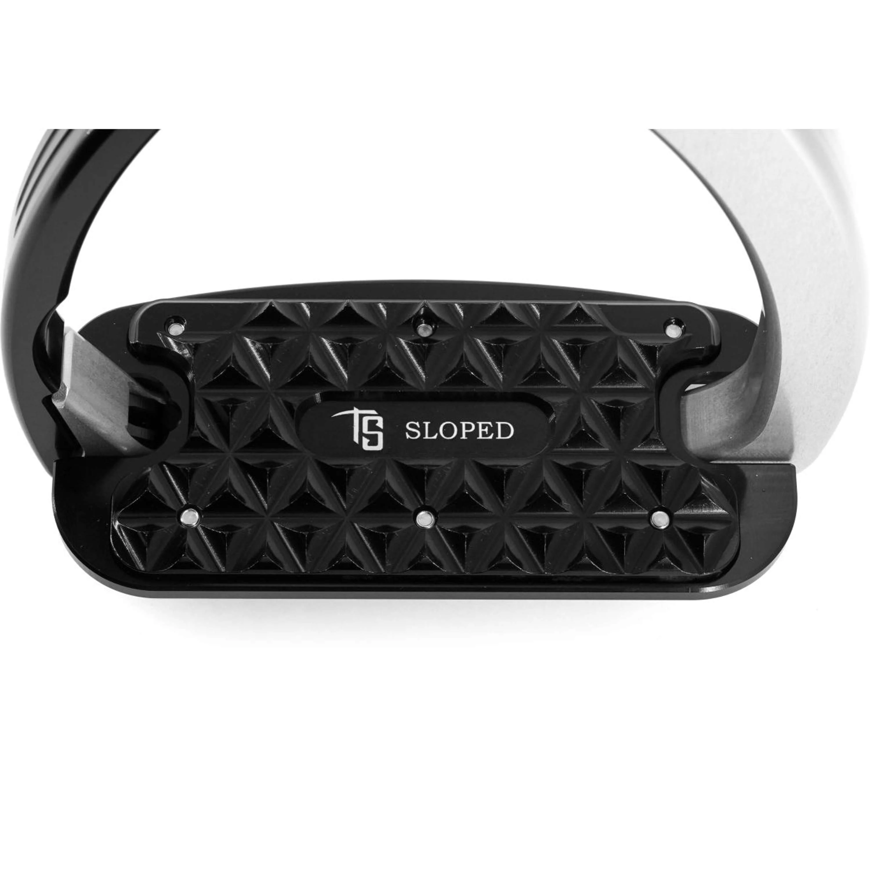 Tech Stirrups Steigbügel Venice Sloped EVO Silber/Rosa - Image 3