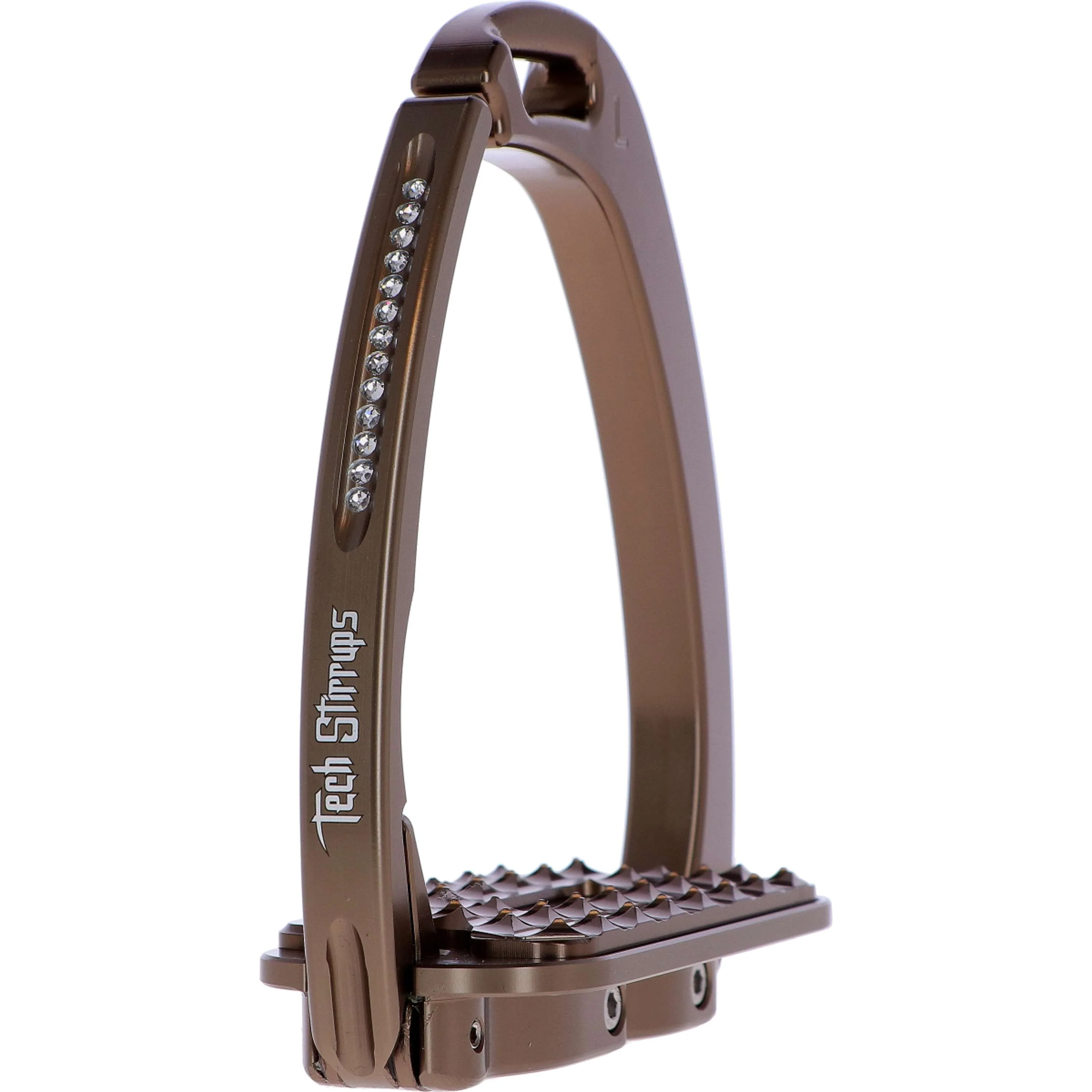 Tech Stirrups Steigbügel Venice Sloped Evo Swarovski Braun - Image 3