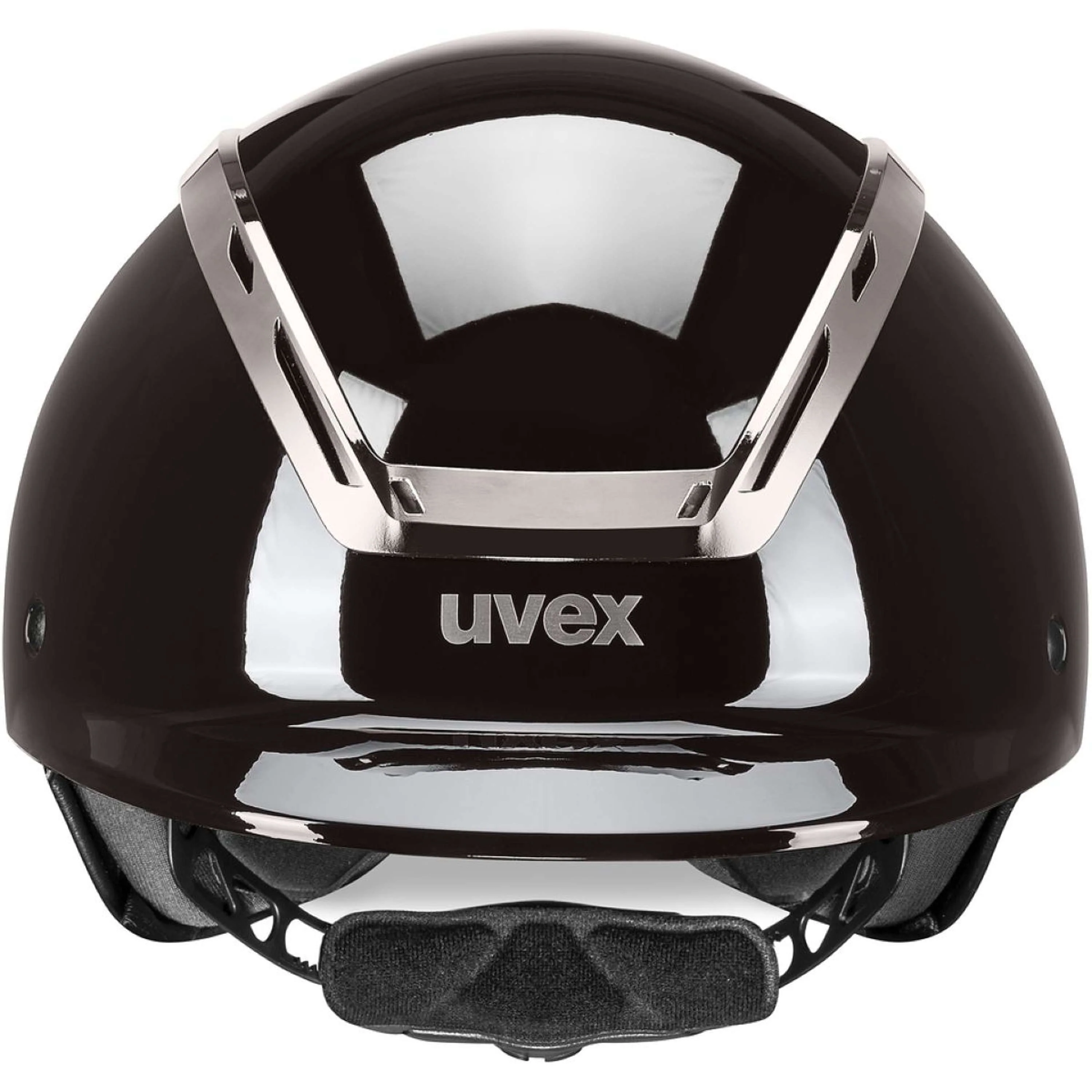 Uvex Reithelm Exxeed Shiny Chrome Mocca - Image 2