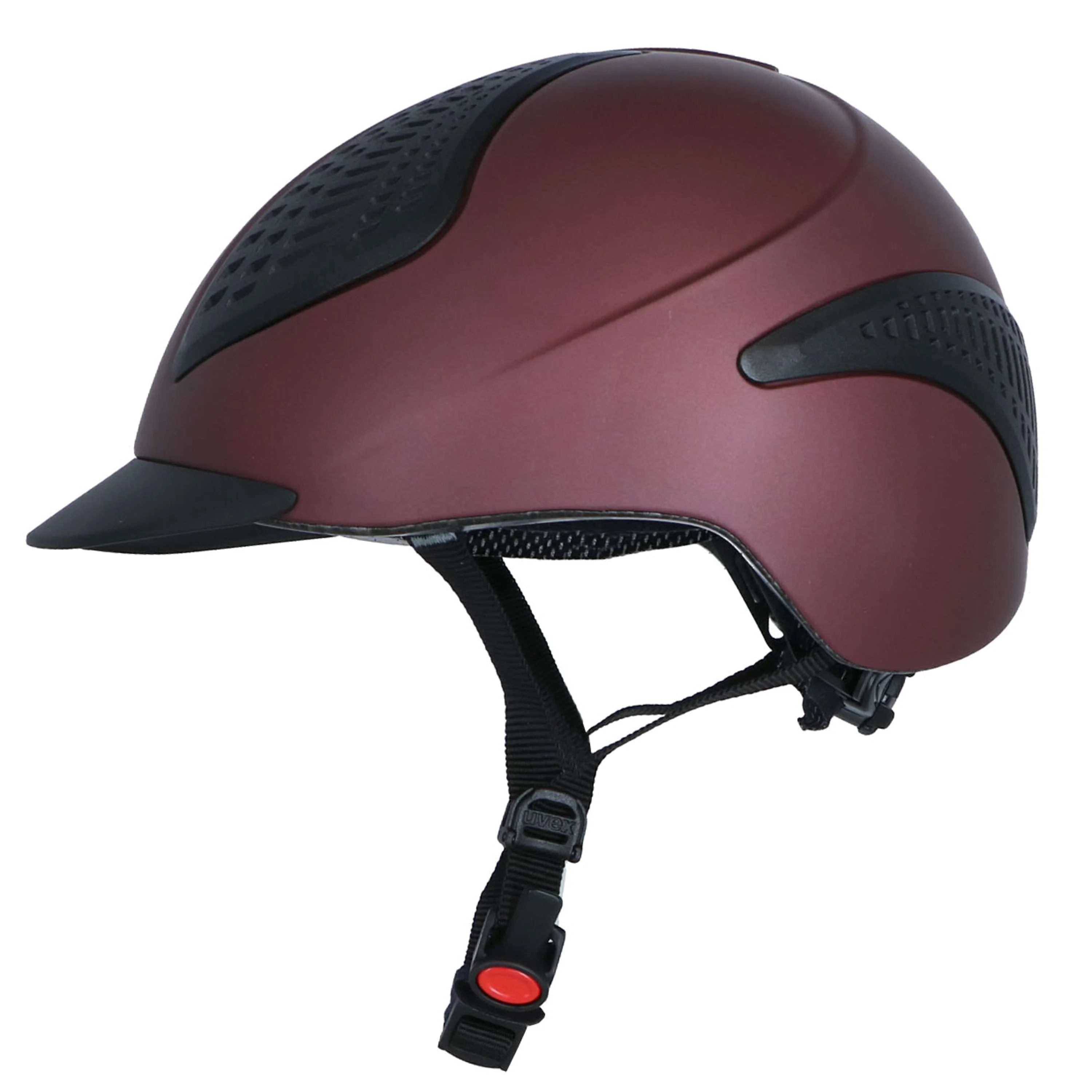 Uvex Reithelm Exxential II Ruby Matt - Image 3