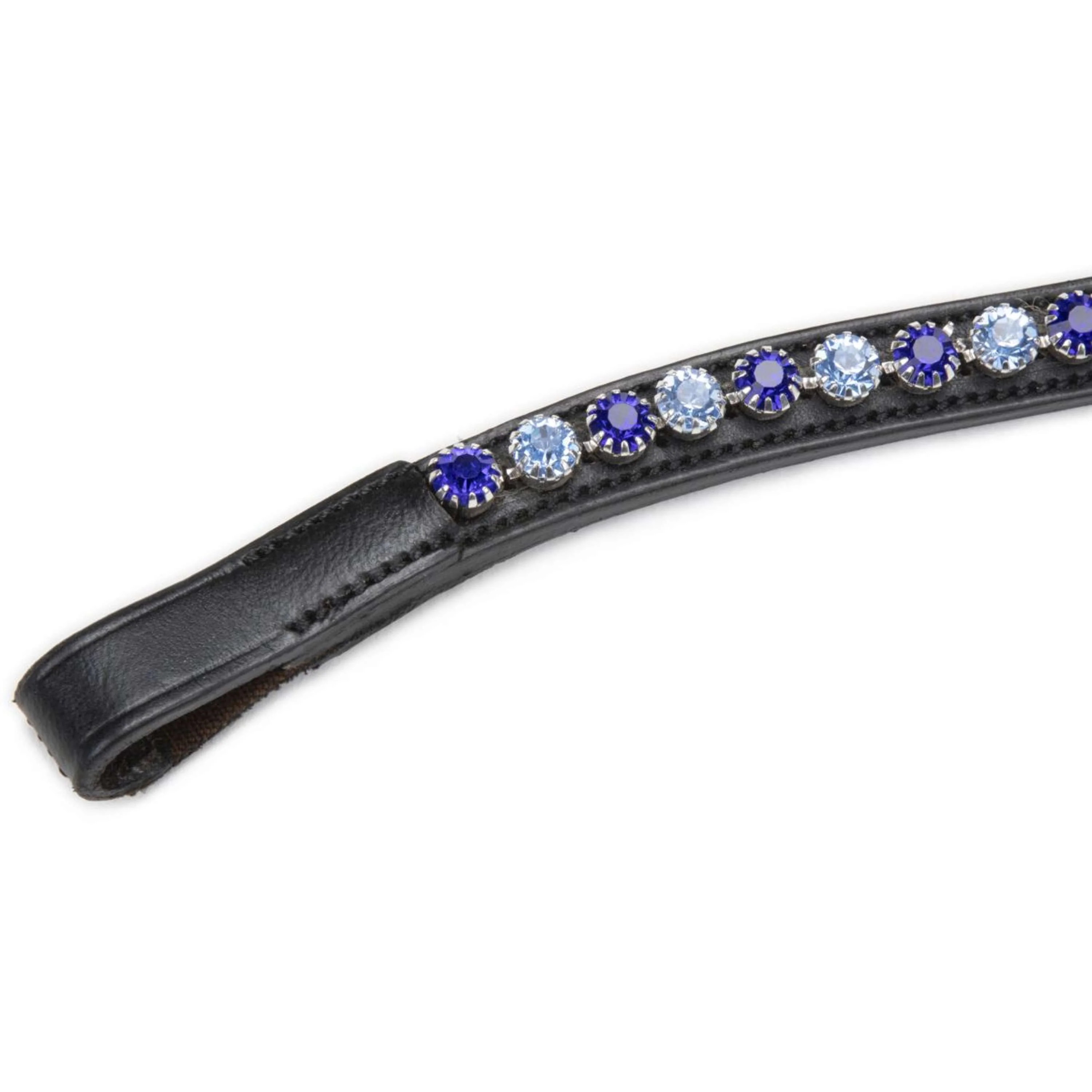 Velociti by Shires Stirnriemen GARA Blue Diamante Schwarz - Image 4