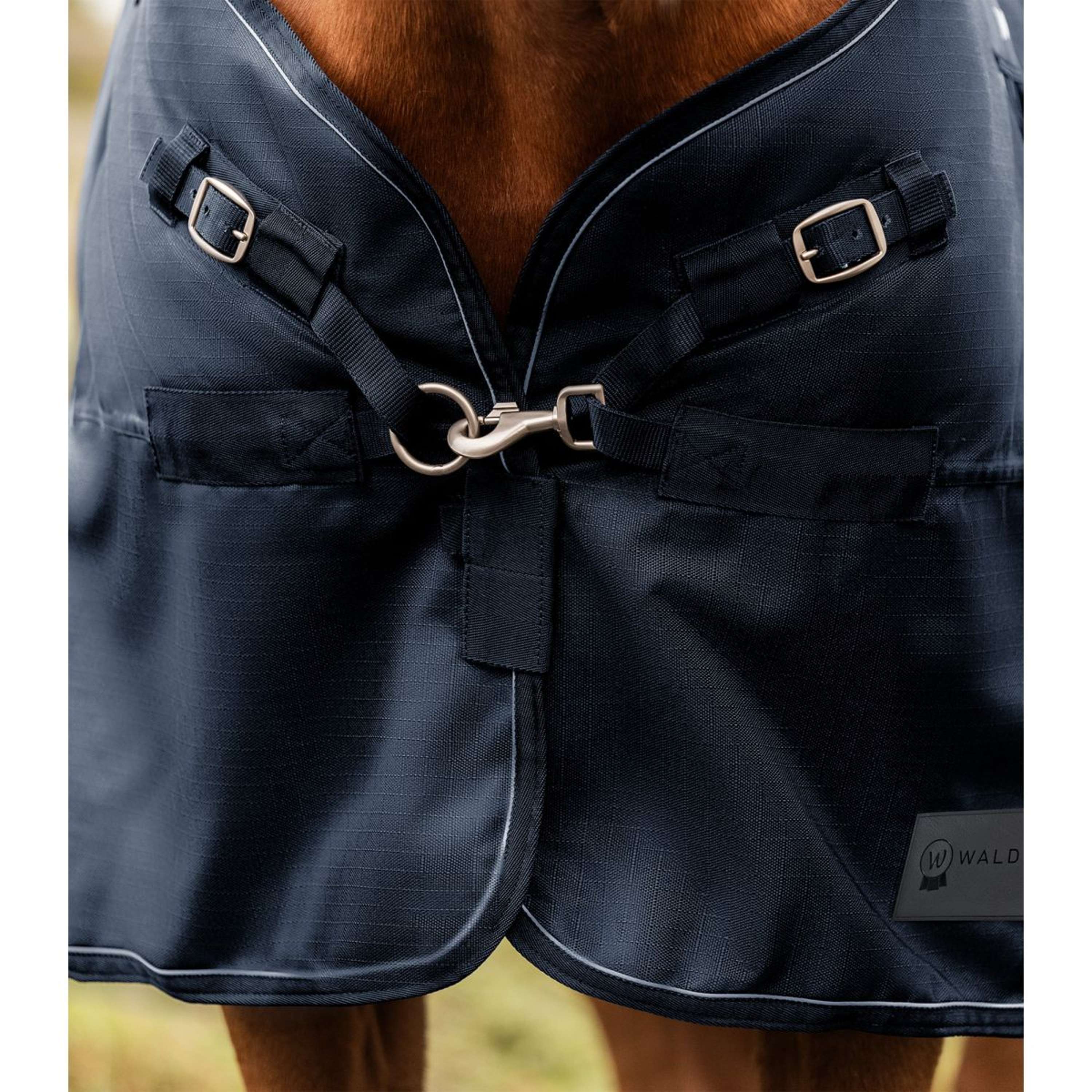 Waldhausen Outdoordecke Scandic High Neck 100g Nachtblau - Image 2