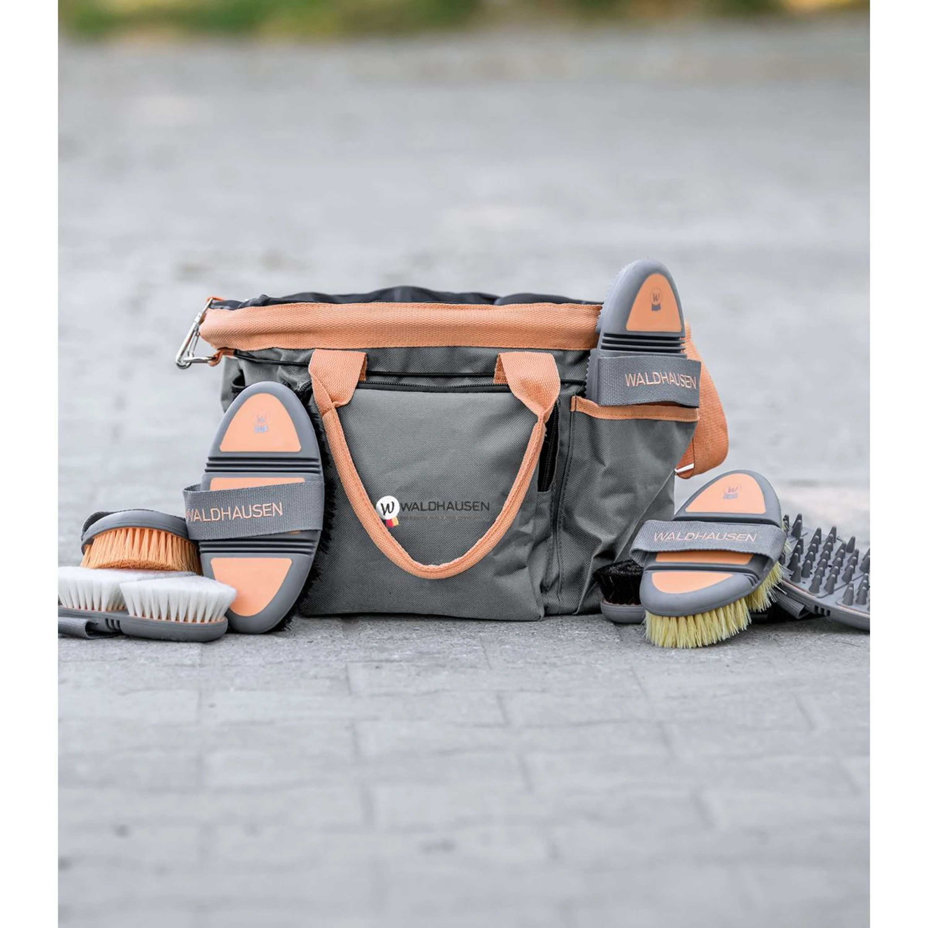 Waldhausen Wurzelbürste Flex Peach/Chrome Grey - Image 4
