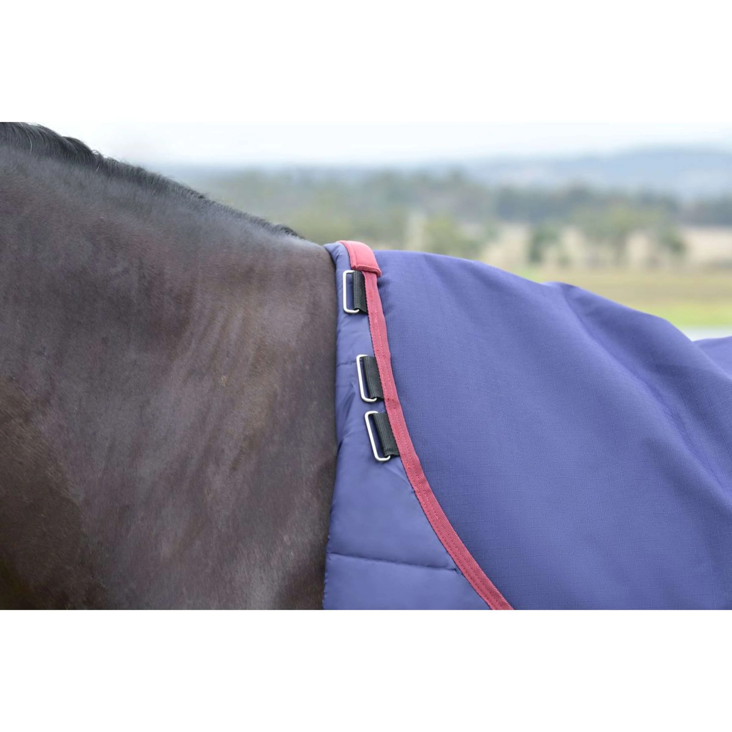 WeatherBeeta ComFiTec Essential Turnout 50g Navy/Burgundy - Image 5