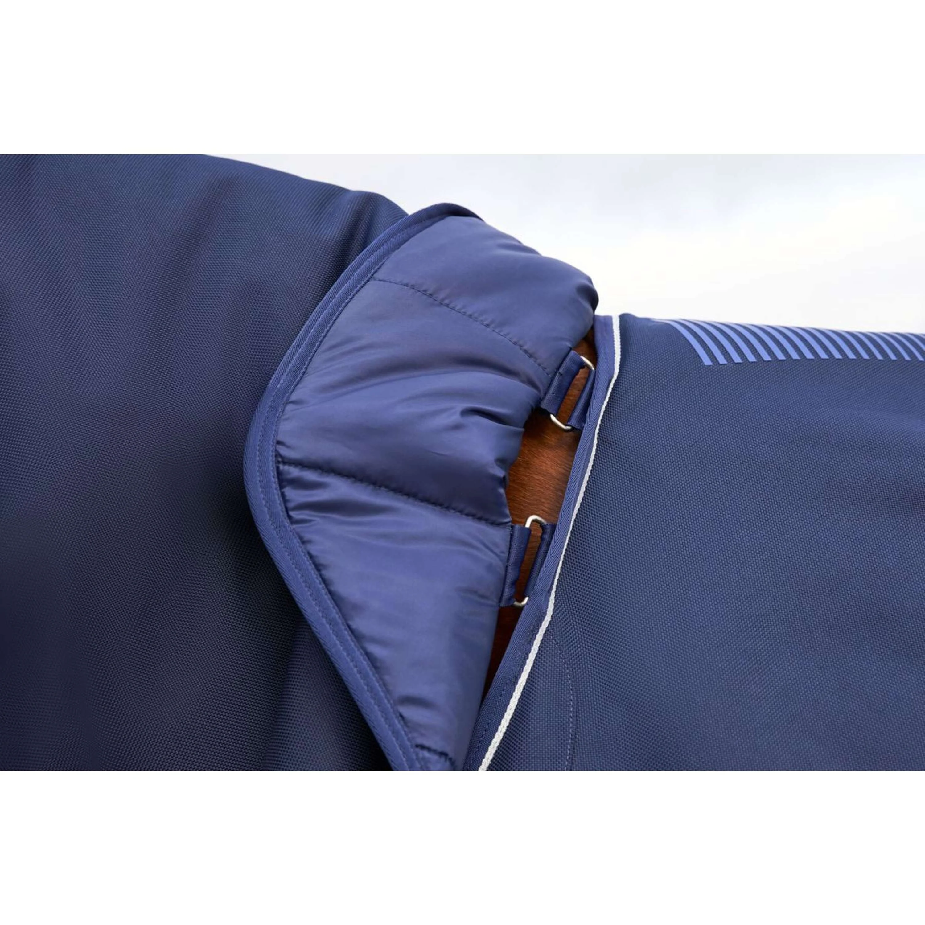 WeatherBeeta ComFiTec Ultra Turnout Detach-A-Neck 100g Navy - Image 10