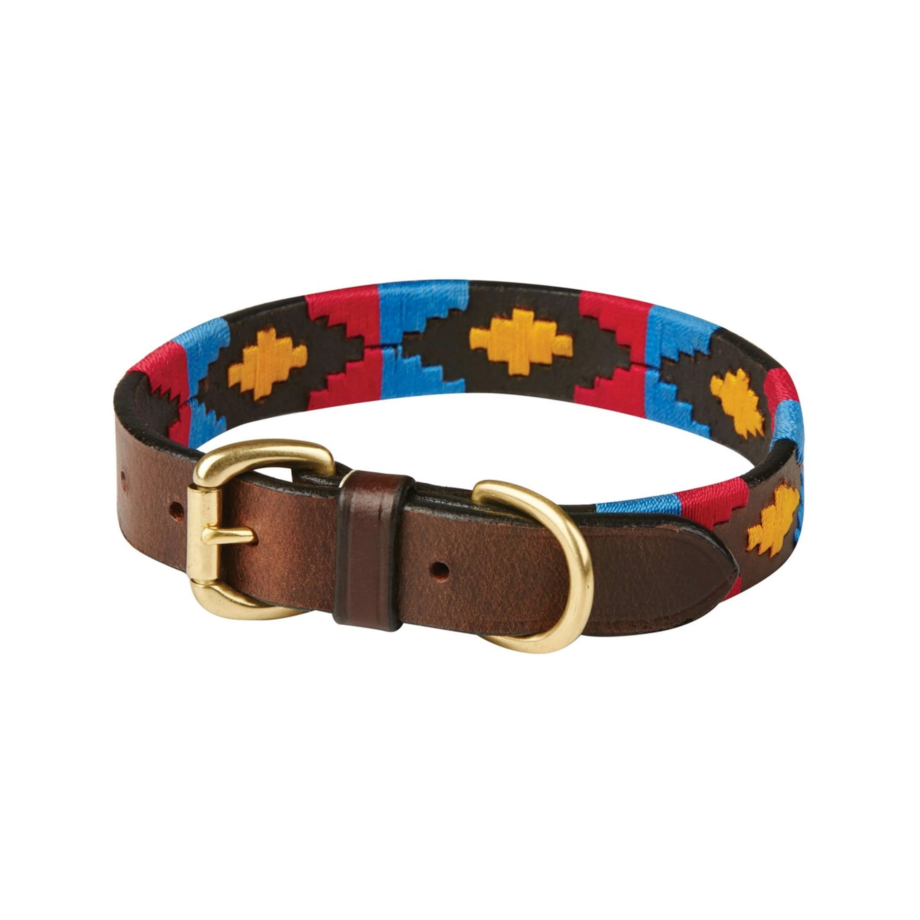 WeatherBeeta Halsband Polo Leder Cowdray/Brown/Pink/Blue/Yellow