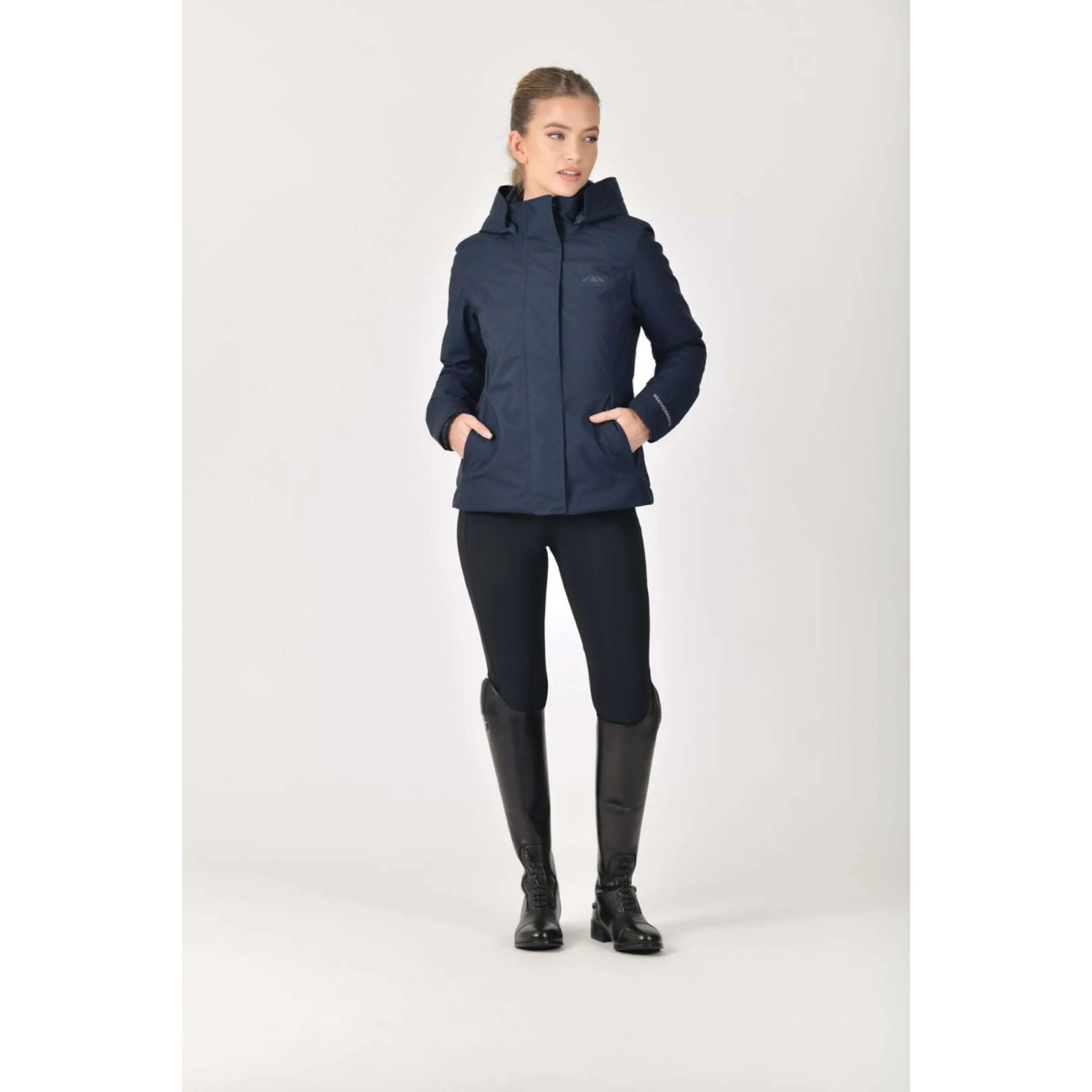 WeatherBeeta Jacke Protect High Neck Navy - Image 3