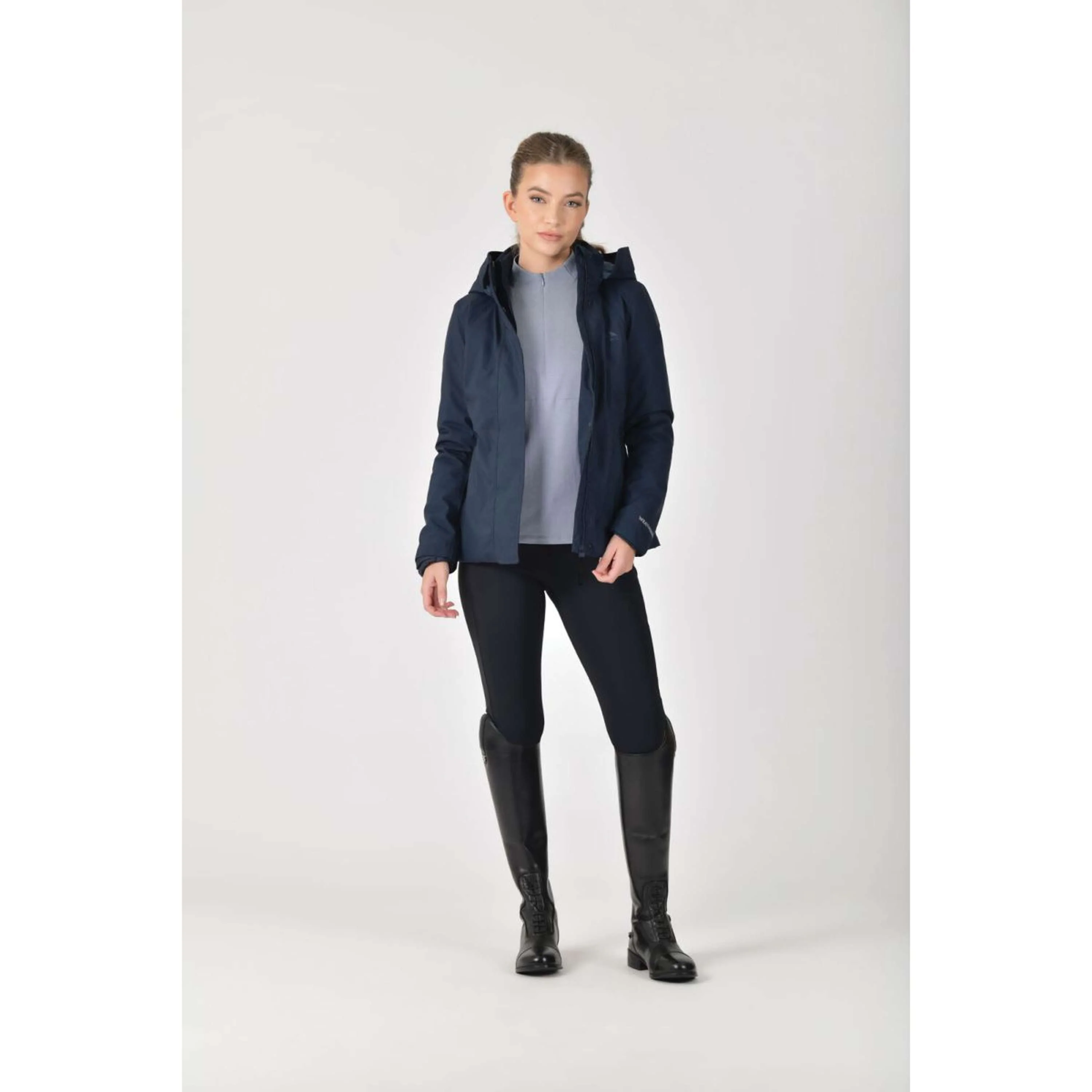 WeatherBeeta Jacke Protect High Neck Navy - Image 4