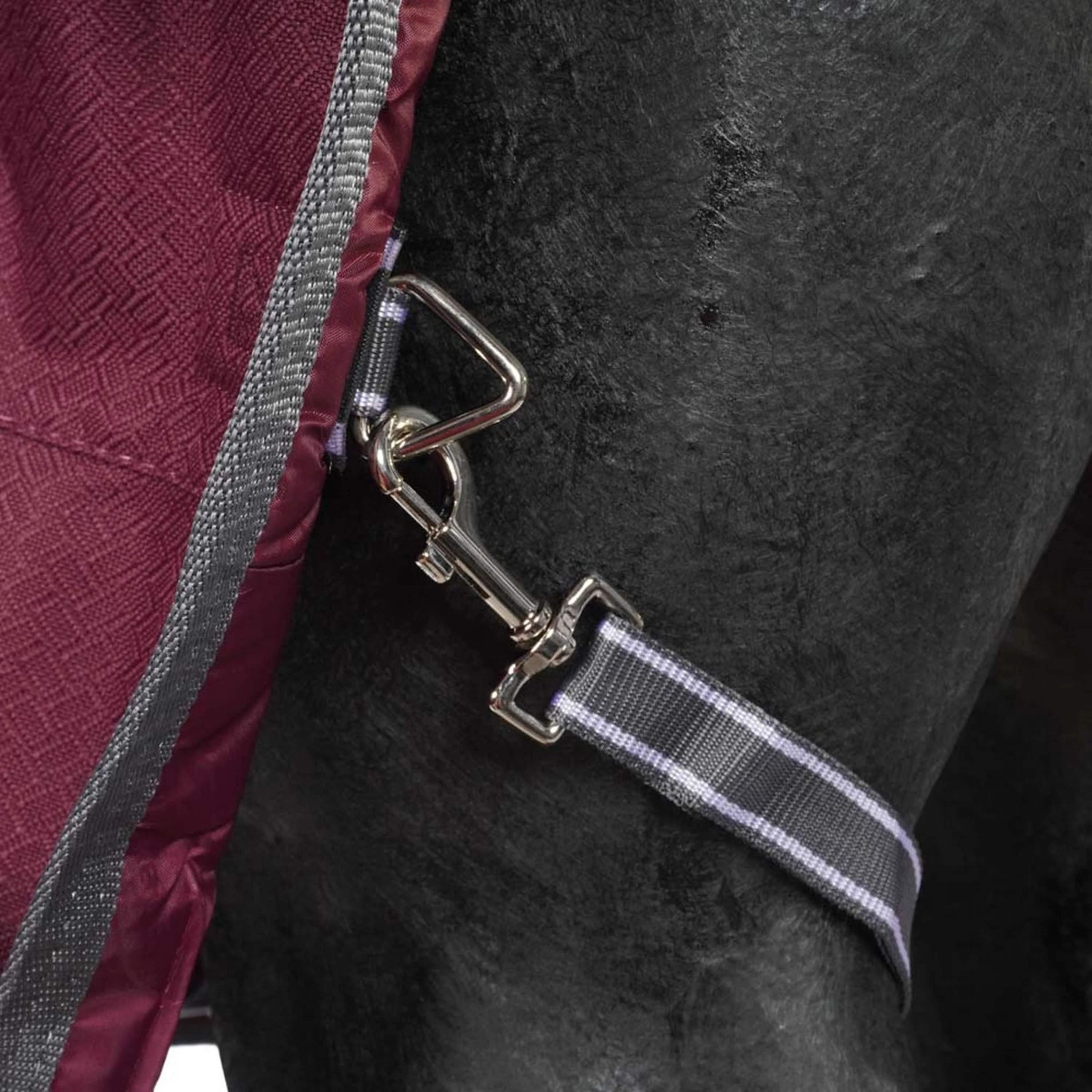 WeatherBeeta Winterdecke ComFiTec Plus Dynamic II Standard Neck Medium 220g Maroon/Grau/Weiß - Image 9