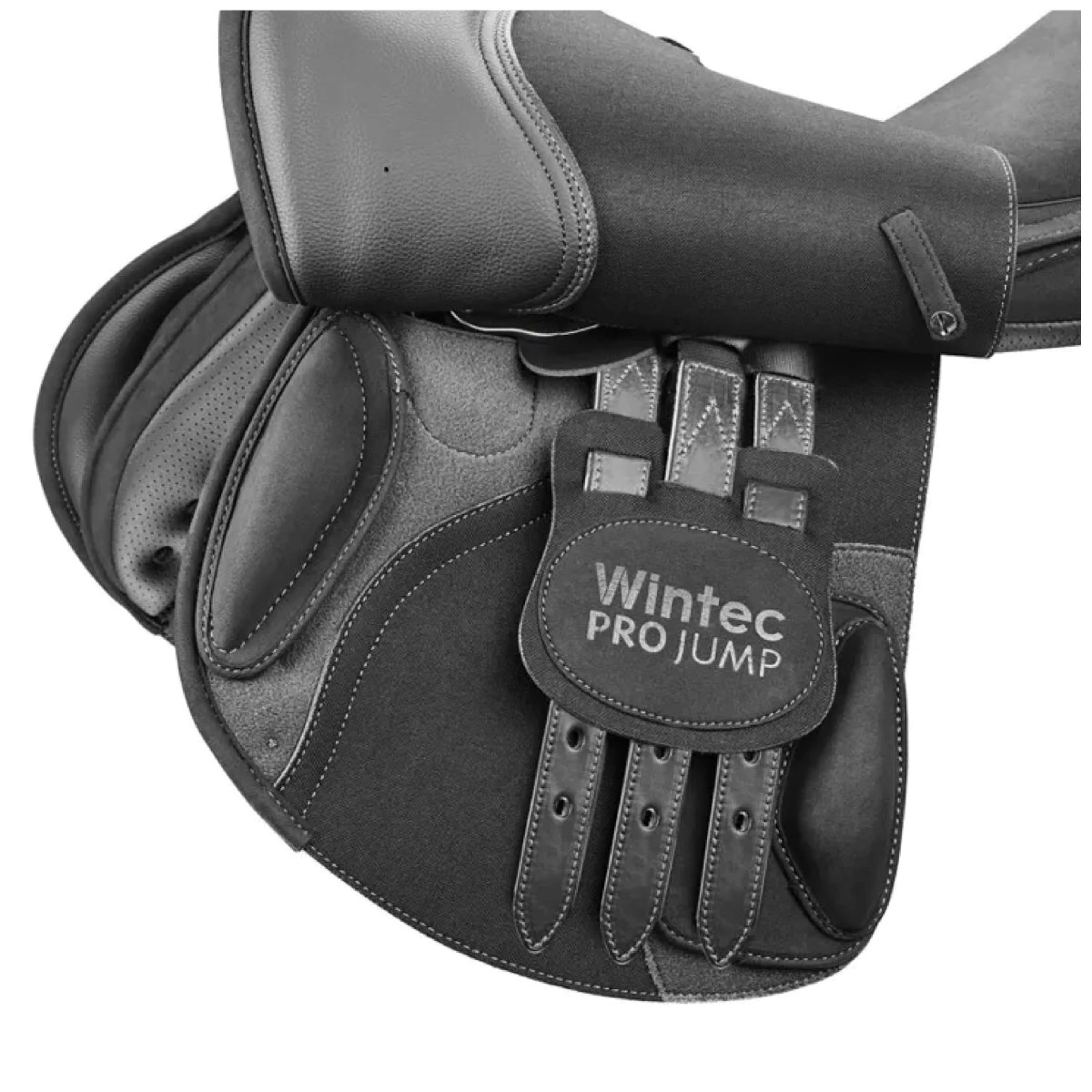 Wintec Springsattel Pro Jump Pony Hart Schwarz - Image 3