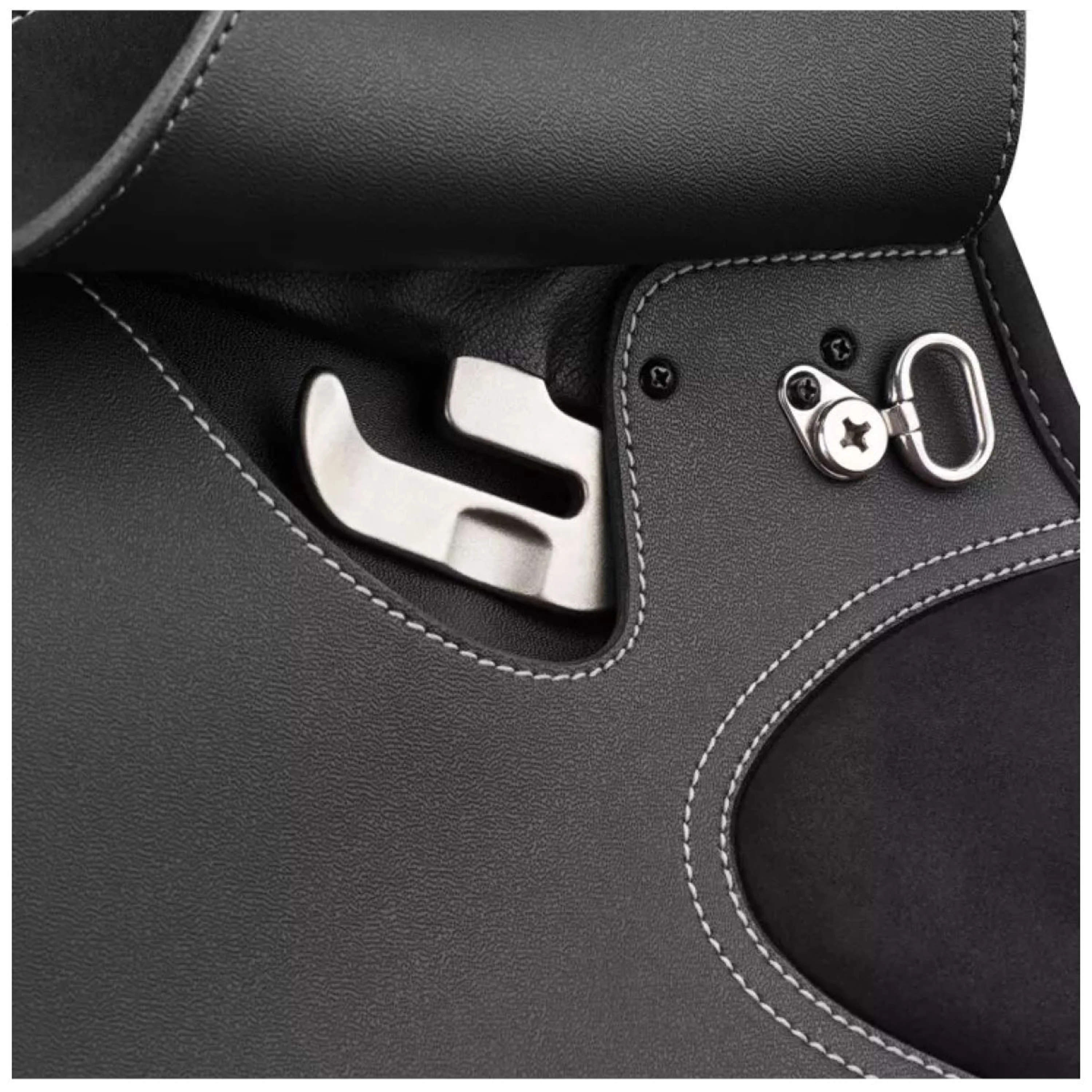 Wintec Springsattel Pro Jump Pony Hart Schwarz - Image 4