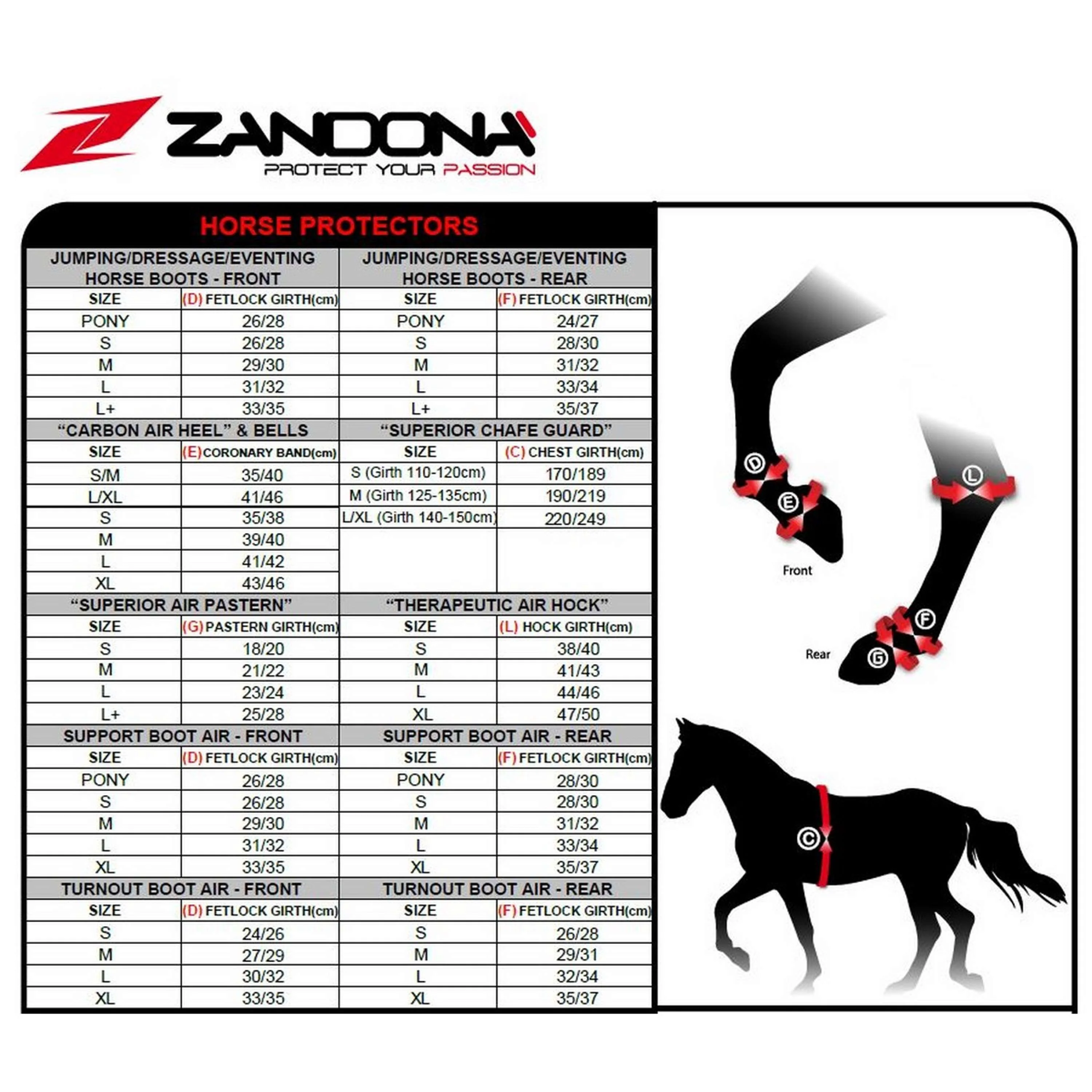 Zandona Gamaschen Carbon Air Workout Vorderbeine Weiß - Image 2